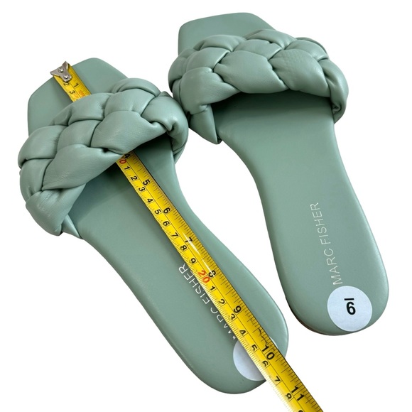 Marc Fisher Folier Padded Woven Flat Slides Size 9M - Picture 14 of 16